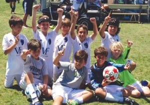 Premier U9 Grey Boys win soccer tourney