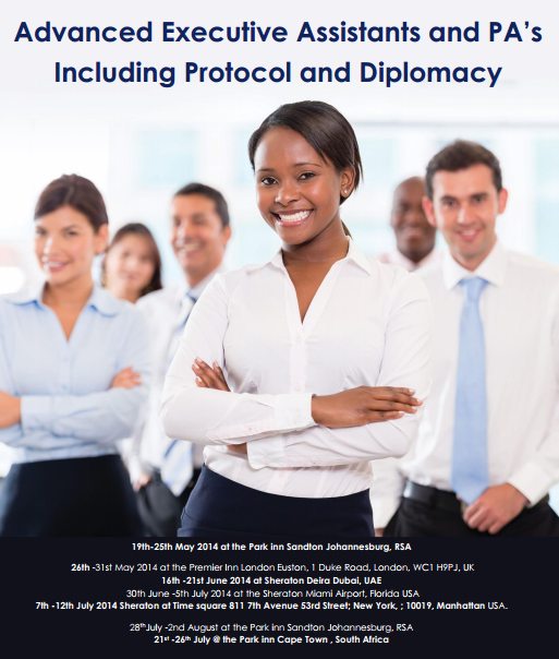 Executive Assistants and Secretaries Skills Development with Protocol and Diplomacy