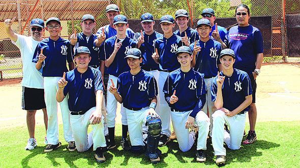Yankees win HP 15U Division Yankees win HP 15U Division