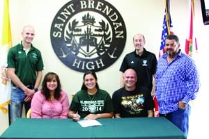 St. Brendan student athletes sign college letters of intent