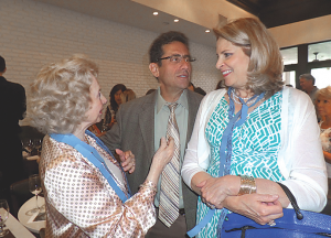 Seen here at Gables Rotary Wine Dinner are Ann Baddour, Greg Martini and Annette Baddour.