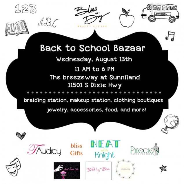 Back to School Bazaar Pinecrest