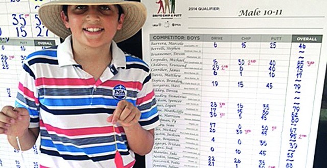 Sean Kelly cards 2nd place in Drive, Chip, Putt qualifying tourney Sean Kelly cards 2nd place in Drive, Chip, Putt qualifying tourney