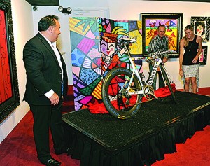 ‘Britto Bike’ unveiled at Ironman 70.3 reception