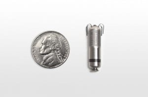 The world's smallest pacemaker, the the Medtronic Micra™ Transcatheter Pacing System (TPS), is one-tenth the size of a conventional pacemaker.