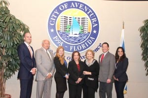 Comm. Marc Narotsky; Comm. Bob Shelley; Comm. Denise Landman; Mayor Enid Weisman; Vice Mayor Teri Holzberg; Comm. Howard Weinberg; Comm. Enbar Cohen