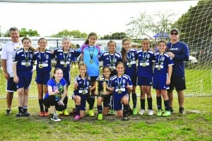 Pinecrest Premier U12 Girls Grey win soccer championship