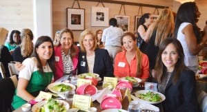 Yara Mendes, Residence Inn; Luza Gutierrez, Turnberry Hospitality; Elaine Vinas and Leonor Pupo, Aventura Hospital and Medical Center; Beatriz Lopez, Residence Inn