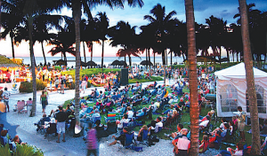 Concerts take place on the resort’s scenic Watkins Lawn overlooking the Gulf. (Photo Credit: Pat Shapiro)