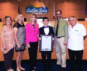 Cutler Bay Council presents proclamations to 2 residents